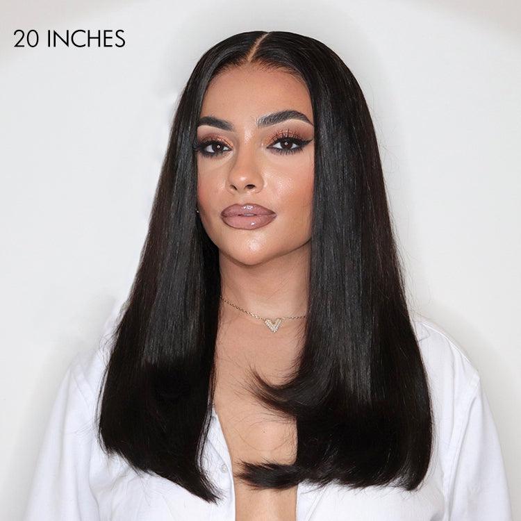 200% Mega Density | Silky Straight Glueless 5x5 / 13x4 Closure HD Lace Long Wig 100% Human Hair