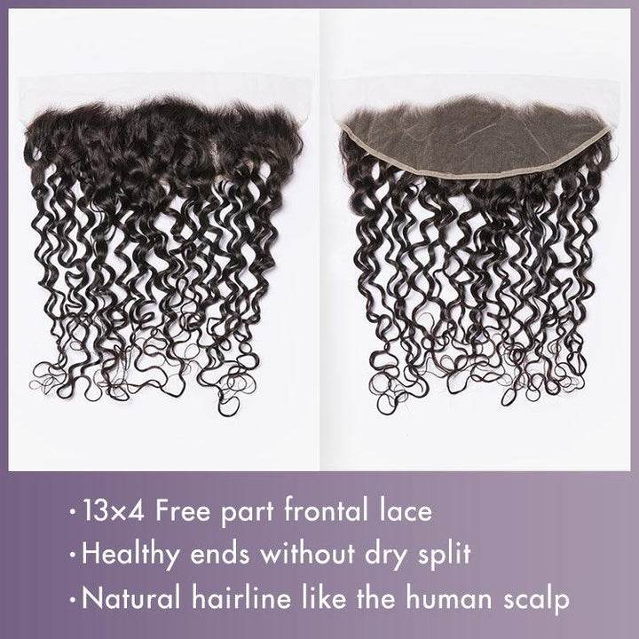 1pc 13x4 Lace Frontal 100% Virgin Human Hair All Textures