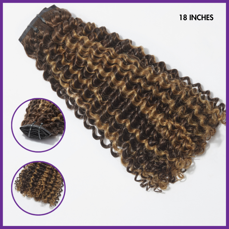 Straight / Body Wave / Kinky Curly / Yaki Straight / Kinky Straight / Deep Wave Clip in Hair Extensions Real Human Hair Pieces 135g 9pcs / 7pcs with Free Gift