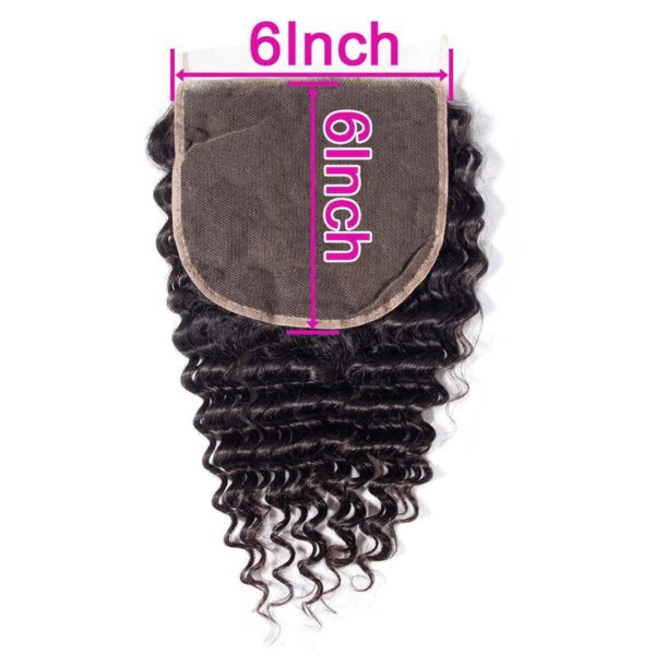 6×6 Deep Wave Lace Closure