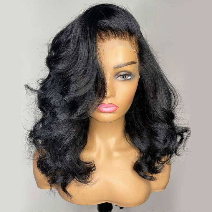 Barrel Curls Glueless Lace Wig 6×5 / 13×4 Undetectable HD Lace Front Short Wigs