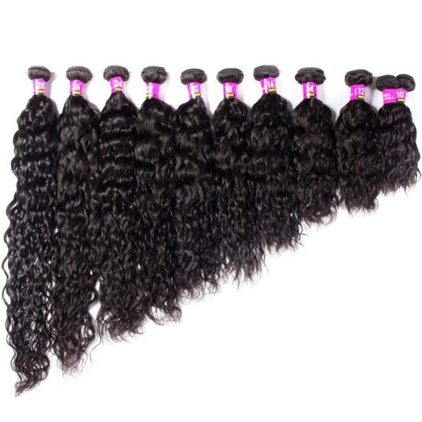 Hair Wet and Wavy Human Hair 10 Bundles Wholesale Brazilian Hair Weave Virgin Hair Water Wave