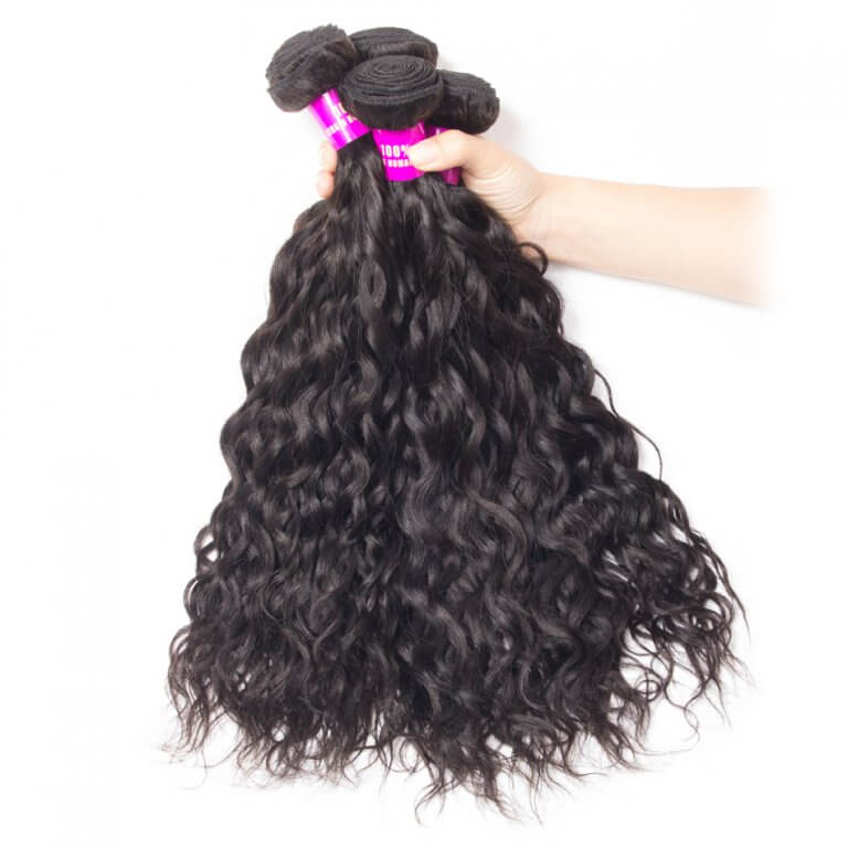 Hair Wet and Wavy Human Hair 10 Bundles Wholesale Brazilian Hair Weave Virgin Hair Water Wave